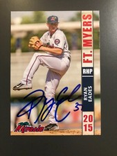Minnesota Twins RYAN EADES autographed 2015 Grandstand Fort Myers Miracle