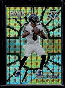 2020 Mosaic Lamar Jackson Center Stage #CS4 Baltimore Ravens - Picture 1 of 2