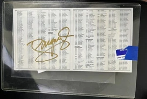 2011 Allen and Ginter Master Checklist COA Gold Auto Manny Pacquiao **Ultra Rare - Picture 1 of 2