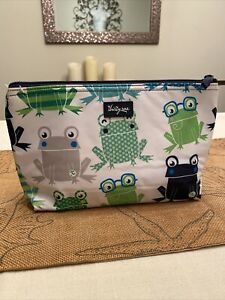 Thirty-One thermal Zippered Pouch Frogs “Hop To It”