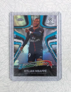 2017 Topps Chrome UEFA Future Stars Kylian Mbappe RC Rookie - Picture 1 of 4