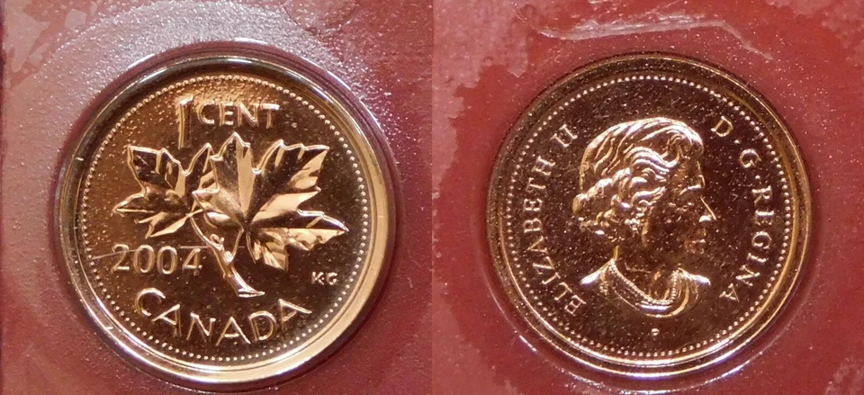 Proof Like 2004P Canada 1 Cent Sealed in Cello - Image 1 of 1