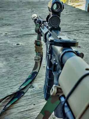 MARS QUICK-ADJUST RIFLE SLING -  MINIMALIST 1" STRAP - 2 Point - Military - Image 1 of 4