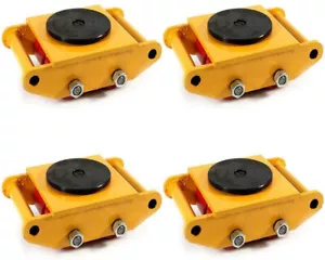 6T Panzerrollen Transportfahrwerk Roller Panzerrollen Set Industrieroller Roller - Bild 1 von 4
