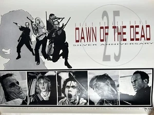 Dawn of the Dead 25 Silver Anniversary Rare Art Print Signed Tim Bradstreet 2003 - Picture 1 of 19