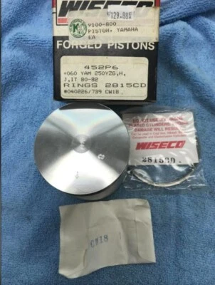 Комплект поршней Wiseco 71,50 мм винтажный Yamaha YZ250 80,81,82 IT250 81,82 Wiseco 452P6 - Изображение 1 из 3