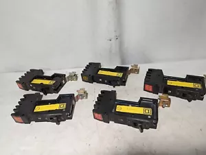 Lot of 5 Square D FY14020C circuit breaker, I-line, 20A, 277VAC, 1 pole, type FY - Picture 1 of 10