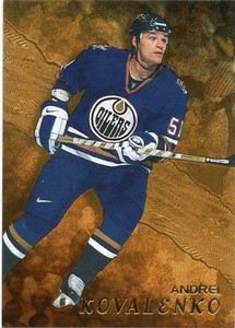 98-99 BE A PLAYER BAP GOLD #202 ANDREI KOVALENKO OILERS *33057