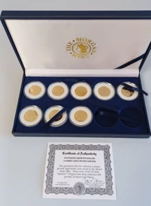 THE MORGAN MINT 24kt Gold Plated Statehood Quarter 2007-2008 ~ Partial Set of 8 - Picture 1 of 4