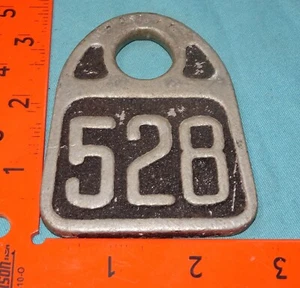 ZWEISEITIG # 528 = VINTAGE HASCO ALUMINIUM MILCHVIEH FARM KUH ANHÄNGER NEWPORT KY - Bild 1 von 7