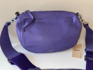 Abro Dalia Mina Handtasche Lila Leder-Tasche Ledertasche 178549 | 10002-27 - Bild 1 von 7
