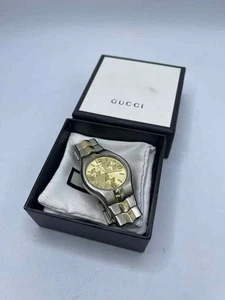 Gucci Two Tone FO Chronograph 29664 36MM Wristwatch SPB-JB 305717 - Picture 1 of 14