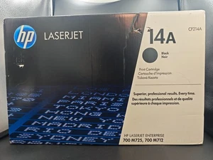 HP CF214A 14A Original LaserJet Toner Cartridge, Black, Single Pack Inc VAT - Picture 1 of 9
