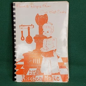 1970 Homemade Kitchen Magic Cookbook from Bethel Temple, Dallas Texas - Imagen 1 de 21