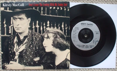 Kirsty MacColl - Don't Come The Cowboy With Me Sonny Jim - EX- UK 45 + PS - Image 1 of 2