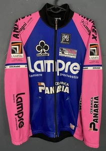 HERREN LAMPRE SMS SANTINI ITALIA ITALY RADSPORT CYCLES JACKE SHIRT TRIKOT GR M - Bild 1 von 18