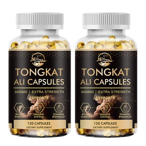 Male Enhancement 240 Capsules TongkatExtract 200:1 Natural Testosterone Booster - Picture 1 of 10