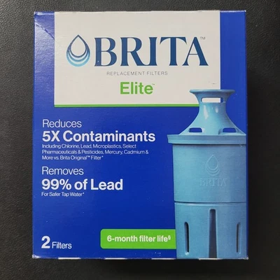 Brita Elite Replacement Filters for Brita Pitchers and Dispensers  2-Pack - Image 1 of 4