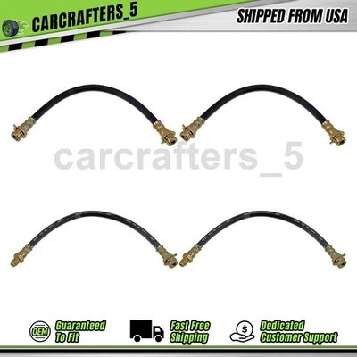 4 mangueras hidráulicas de freno delantero trasero para Dodge Dart 1970 1971 2,8 L Foto 1 de 4