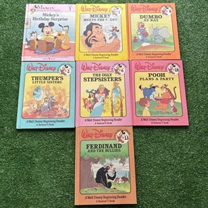 Vintage Mickey Meets the Giant Walt Disney Fun-To-Read Library 1980s Assorted - Picture 1 of 2