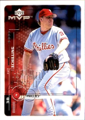 Curt Schilling 1999 Upper Deck MVP #155 Phillies FREE SHIPPING AutographDen - Image 1 of 2