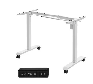 SONGMICS Höhenverstellbares Schreibtischgestell, LSD018W01 NEU OVP - Bild 1 von 2