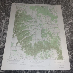 22" x 27" Original 1958 US Geological Survey Little York Indiana Full Color Map - Picture 1 of 5
