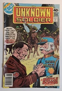 The Unknown Soldier DC No, 228 Adolph Hitler Cubierta 1979 Héroes no tienen coronas - Imagen 1 de 8