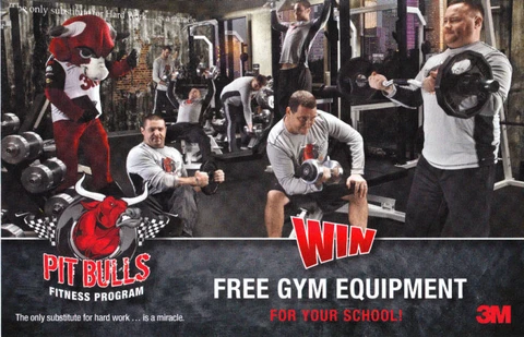 2011 GREG BIFFLE PIT BULLS FREE GYM HANDOUT/ POSTCARD Cover