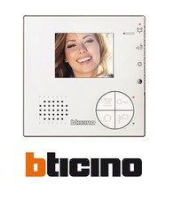 BTICINO VIDEOCITOFONO 2 FILI VIVAVOCE A COLORI CLASSE 100 V12B 344502 NUOVO
