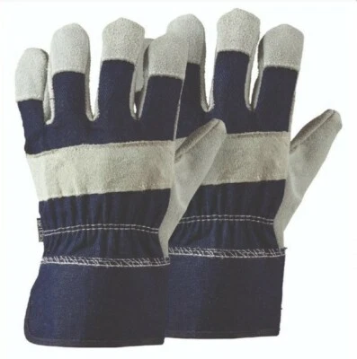 Briers Thorn-Proof Rigger Gardening Gloves, Heavy-Duty Work Gloves, Blue Large - Image 1 of 4