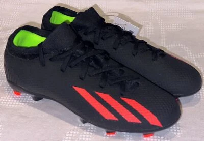 Botines de fútbol ADIDAS X Speedportal.3 negros solares rojos FG jóvenes niños niñas talla 4,5 Foto 1 de 4