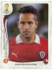 Panini World Cup 2014 Brazil - # 160 - JEAN BEAUSEJOUR - Chile