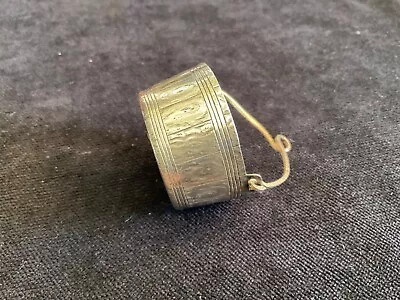 Antiguo 1893 francés 950 Clement Aubert plata esterlina cubo cubo colador de té Foto 1 de 4