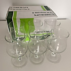 Vintage Luminarc Wine/Beer Tulip Glasses 1970s French Mid-Century 38cl Set Of 6