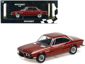 Minichamps 1971 BMW 3.0 CSI Red Ltd Ed 504 Pcs 1/18 Diecast Model Car 155028031 - Bild 1 von 1