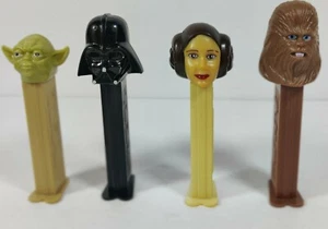 Star Wars 🔥Lot of 4 PEZ Candy Dispensers Vintage May The 4th Be With You🔥 - Picture 1 of 10
