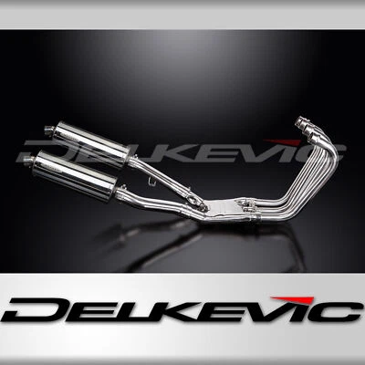 Silenciadores de escape completo Yamaha FJ1200 3CV 1989-1992 4-2 14" ovalados de acero inoxidable Foto 1 de 4