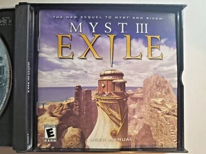 Myst III Exile PC Game Complete 4 Discs and Manual Computer game Adventure - Picture 1 of 5