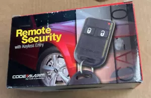 CODE ALARM CA-110 CAR ALARM REMOTE SECURITY WITH KEYLESS ENTRY NEW - Picture 1 of 4