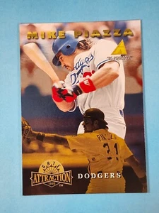 1996 Pinnacle Gate Attractions Mike Piazza Los Angeles Dodgers #GA05 ⚾ - Picture 1 of 2