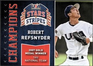 ET 2015 USA Baseball Stars and Stripes Champions #17 Robert Refsnyder