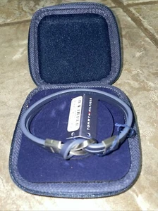 NEW Tommy Hilfiger Jewelry Mens Leather Bracelet Magnetic Clasp 2790443 - Blue - Picture 1 of 4