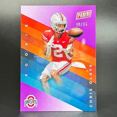 2022 Panini Father's Day #RC14 Chris Olave Rookie Purple /25 RC - Image 1 of 2