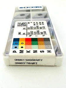 SECO TURNING INSERTS DNMX110404W-MF2,TP2501 DNMX331W-MF2 ORIGINAL NEW 10 pcs. - Picture 1 of 3