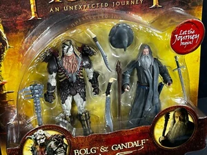 Hobbit An Unexpected Journey Bolg & Gandalf Action Figures 2-pack Sealed LOTR - Picture 1 of 12