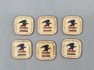 6 De Colección USPS Servicio Postal de los Estados Unidos Oficina de Correos Correo de los Estados Unidos Esmalte en Metal - Imagen 1 de 4