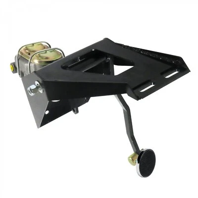 1955-1959 Chevy Truck Manual Brake Pedal Kit RT Drum/Drum 3" Chrome Pad - Image 1 of 4