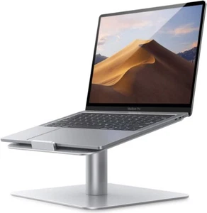 Lamicall 360-Degree Swivel Laptop Stand - Silver - For 10” - 17.3” Laptops - Picture 1 of 11