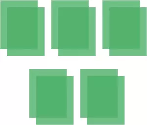 Colored Lighting Gel Filters, 10 Pcs Correction Gel Light Filter Transparent Col - Picture 1 of 12